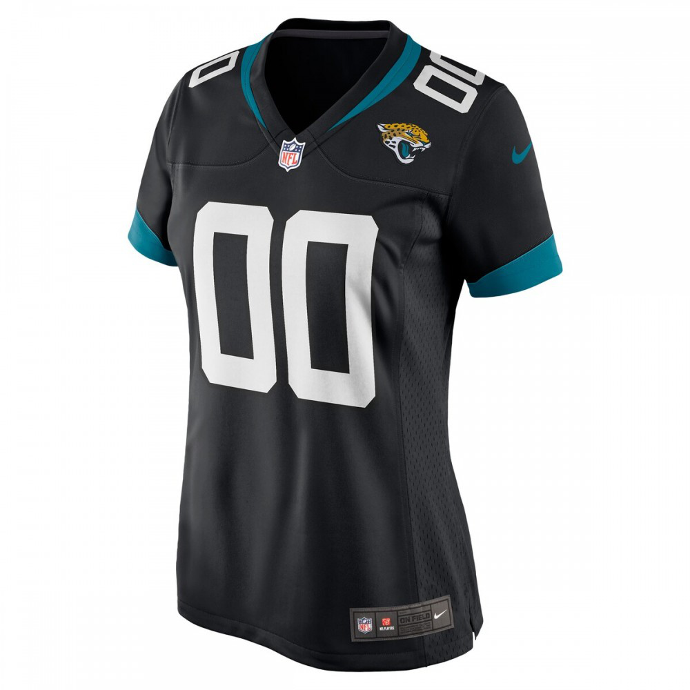 Jacksonville Jaguars Nike Women's Custom Jersey - Black-GridironStore